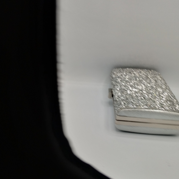 Women's gray glitter clutch bags - Picture 8 of 12